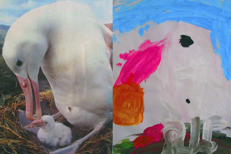 This is a series of artwork showing the artists development over time - she is very talented!!! Jordan b